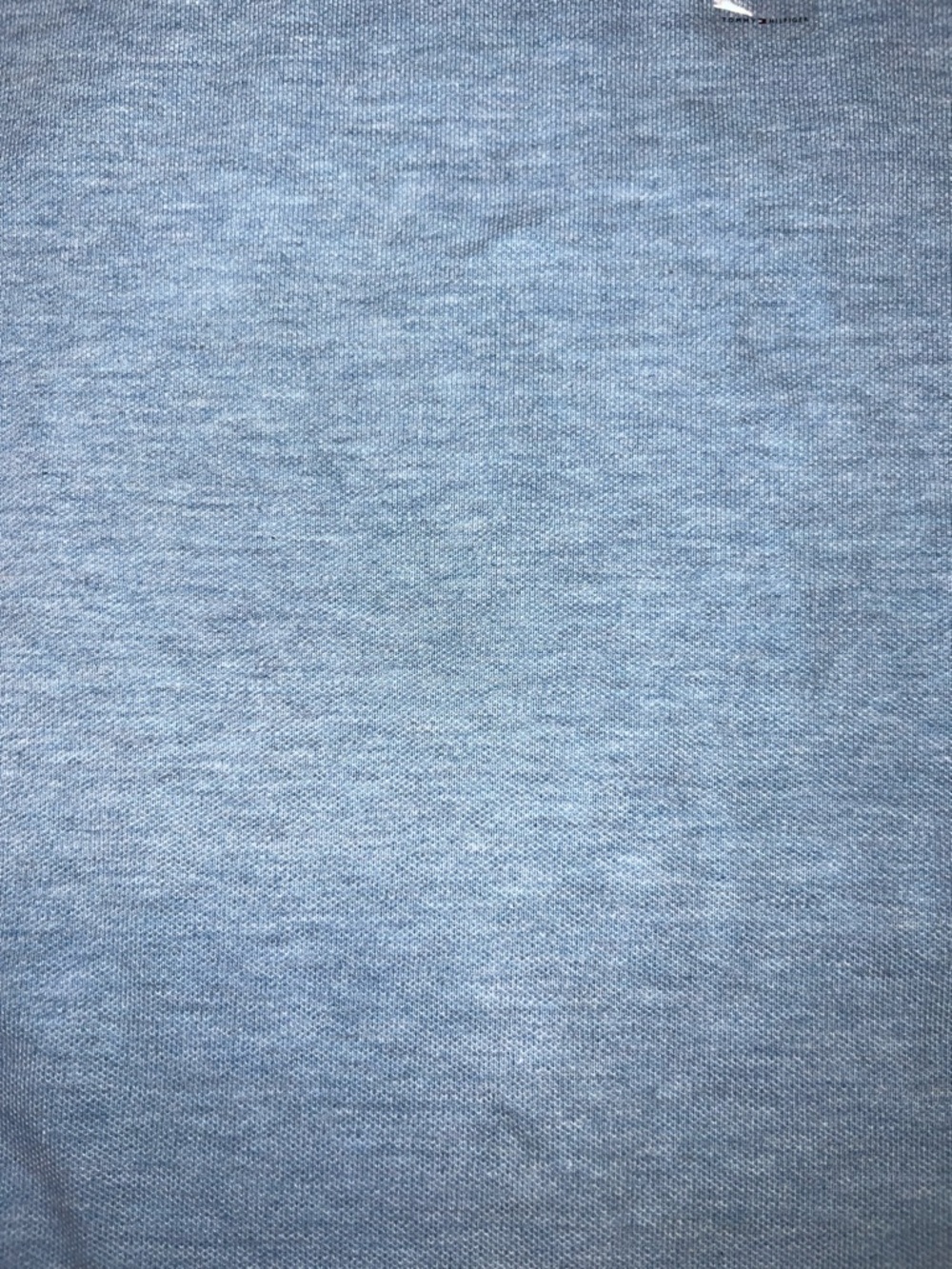 Tommy Hilfiger Men’s Heather Light Blue Polo Shirt - Picture 6 of 13